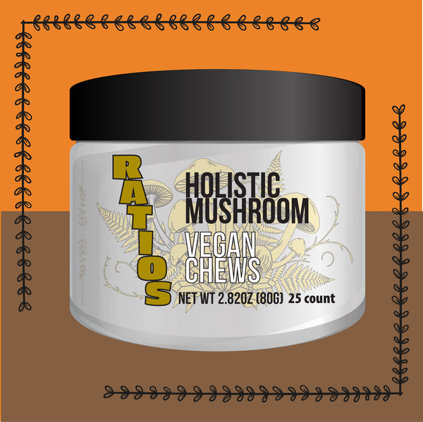 RATIOS Holistic Mushroom Chew 25ct